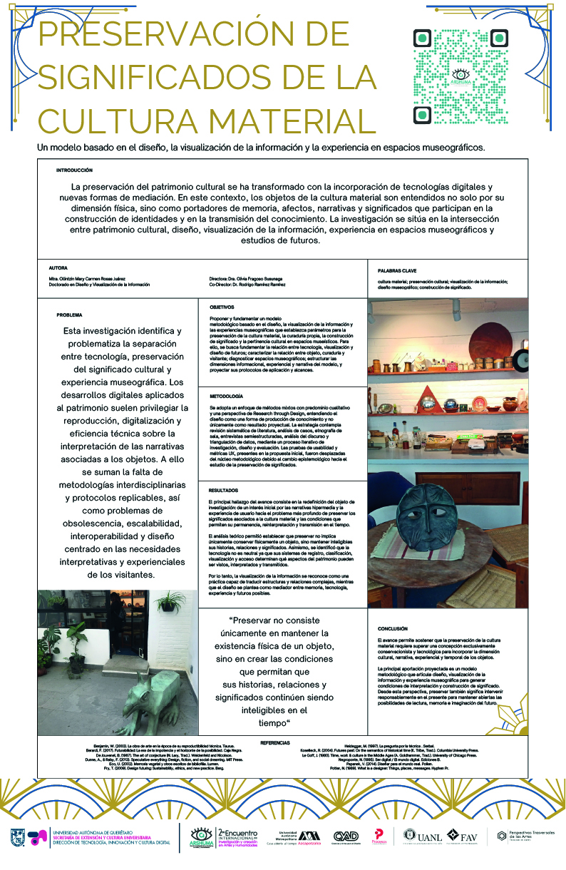 1.Preservación de significados de la cultura material